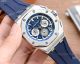 New Copy Audemars Piguet Royal Oak Chronograph Watches Rose Gold and Blue (2)_th.jpg